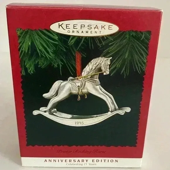 Hallmark Keepsake Ornament Rocking Horse - Picture 3 of 15